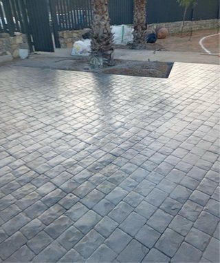 Hormigón impreso para exteriores