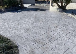Hormigón impreso para exteriores