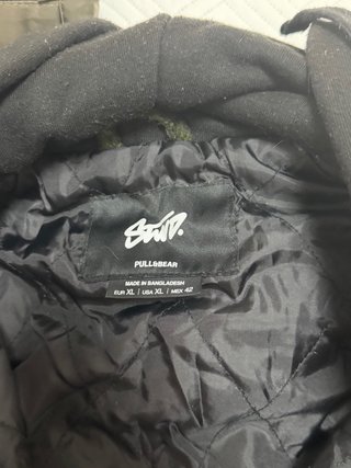 Chaqueta estilo leñadora XL PULL&BEAR