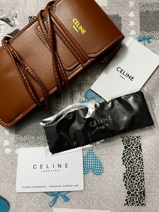 Occhiali Celine Triomphe Oro Nero