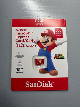 Tarjeta Sandisk microSD Express de 256GB