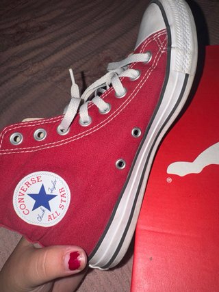 Converse Rosse Tg 39.5