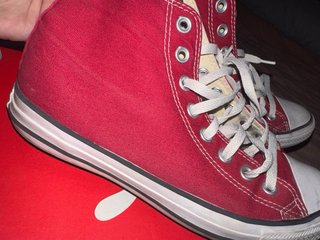Converse Rosse Tg 39.5