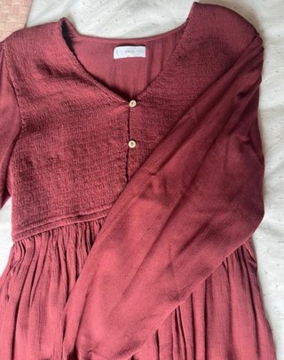 Blusa granate Mango Teen Talla XS