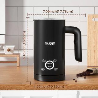 Espumador y Calentador de Leche YASHE 4 en 1 300ml