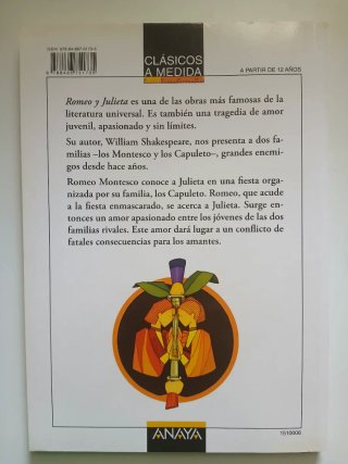 Libro Romeo y Julieta
