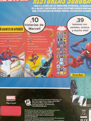 Spiderman Libro sonoro