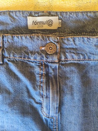 Falda vaquera corta Formula Joven