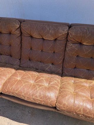 Sofá y 2 sillones vintage escandinavo