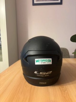 Casco Moto Niño Talla S Negro