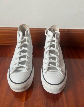 Converse Piel Blancas Talla 40