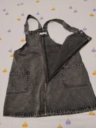 Peto Vestido Vaquero negro