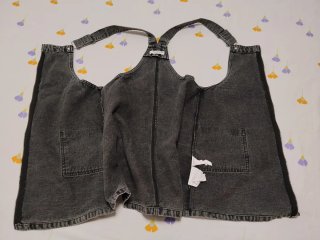 Peto Vestido Vaquero negro