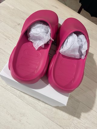 Sabot Moschino Gomma Rosa Nuovi taglia 39/40