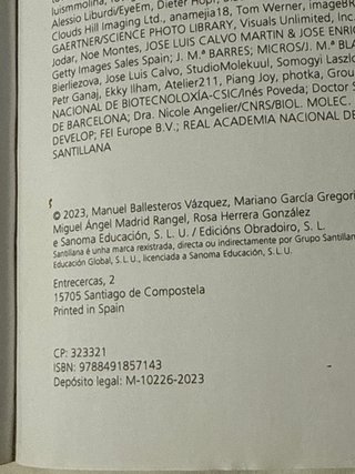 Bioloxia 2 bachirelato