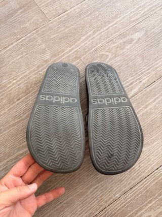 Ciabatte Adidas per bambini nere e bianche