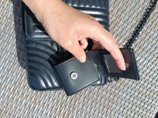 Bolso Prada Piel Negro. Modelo diagramme