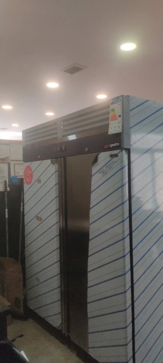 Congelador industrial acero inoxidable doble puert