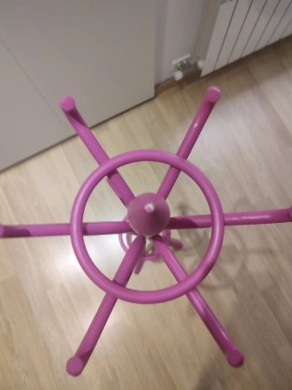 Perchero infantil rosa