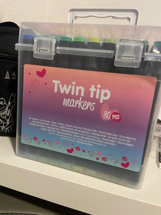 Rotuladores Twin Tip 80 uds
