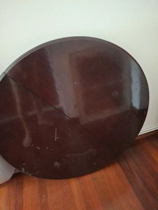 Mesa de madera maciza castaño ideal restaurar