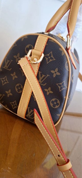 Borsa Louis Vuitton Speedy Monogram Beige/Marrone