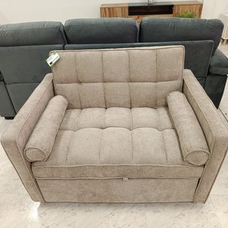 Sofá Cama Beige 118cm