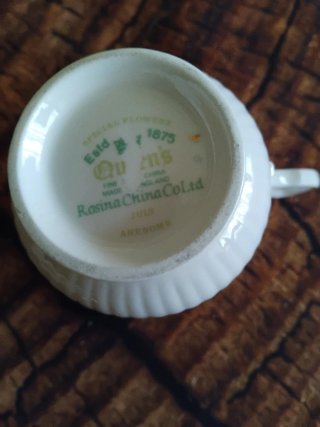 Juego de té de porcelana floral