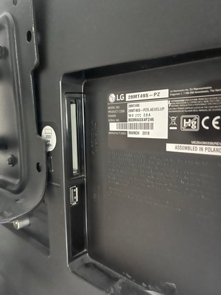 LG TV 28 Negro