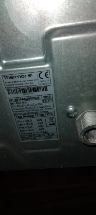 Calentador estanco Thermor gas natural