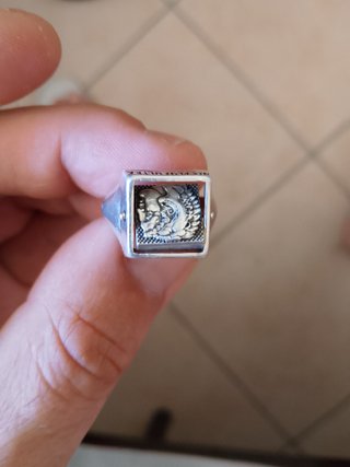 Anello Hercules Argento 925 Misura 20.2 mm