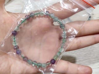 Bracciale Fluorite Cristallo Pietra