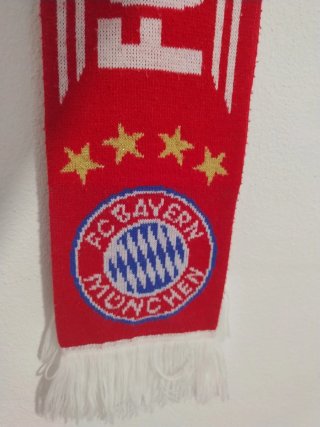 Bufanda FC Bayern München Roja y Blanca
