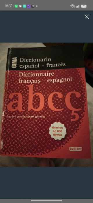 Diccionario Nuevo Cima Español-Francés. Diction...