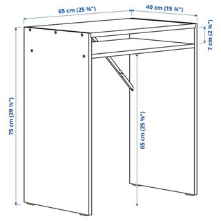Escritorio y Silla Ikea Blancos en Sagrada familia