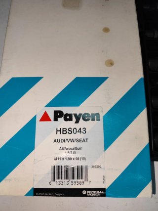 Serie Perni Testa Audi VW Seat Payen HBS043