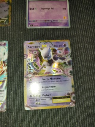 4 Cromos Pokémon Mewtwo