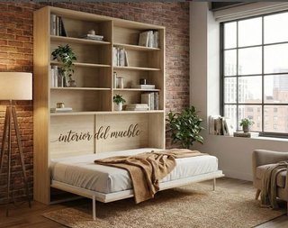 CAMA ABATIBLE CON ARMARIO EXPLORA F42