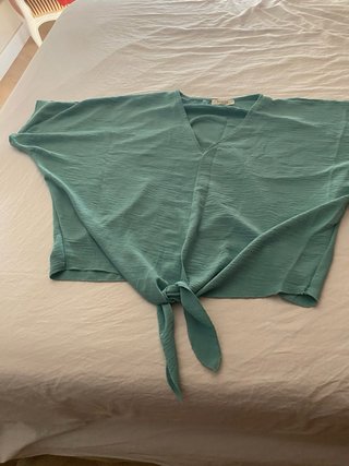 Blusa Kimod verde menta talla única