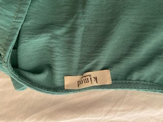 Blusa Kimod verde menta talla única