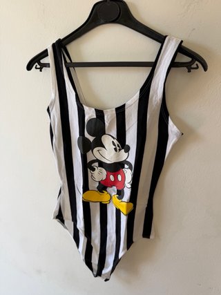 Body Bershka a righe con Mickey Mouse