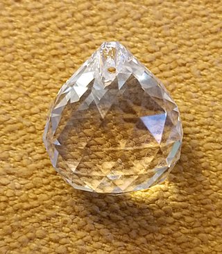 Lote 12 Bolas Cristal Facetado 30mm