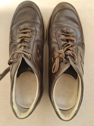 Zapatillas Hogan Cuero Marrón Talla 41