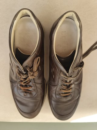 Zapatillas Hogan Cuero Marrón Talla 41