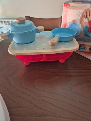 Cocina de madera Hape para niños