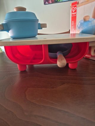 Cocina de madera Hape para niños
