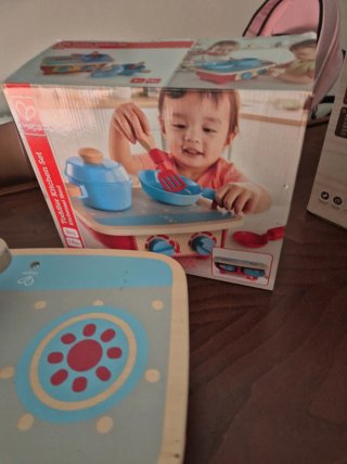Cocina de madera Hape para niños