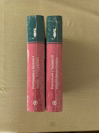 Libro de Fortunata y Jacinta 1 y 2 sin estrenar