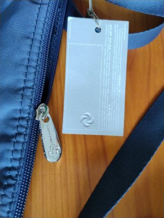 Borsa morbida blu da viaggio