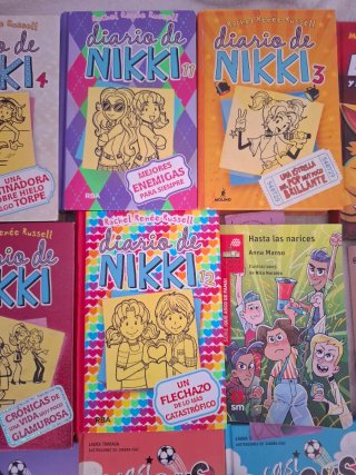 Libros de diferentes autores